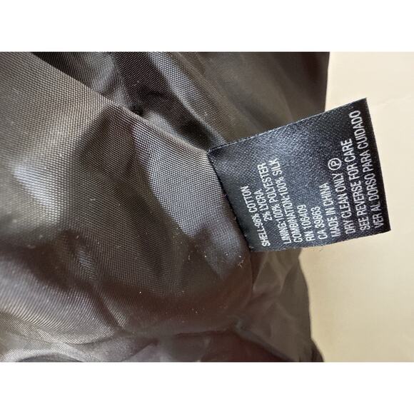 Antonio Melani Velvet Jacket Black Sz 6 Hook Eye Closure Peplum Victorian Style - Picture 6 of 7